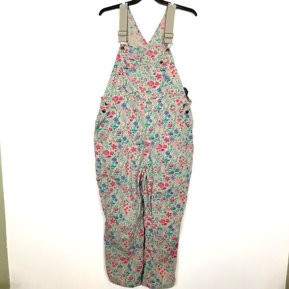 Duluth Pants - Duluth Trading Women Heirloom Gardening Stretch Overalls Sz XL x 29 Floral Print